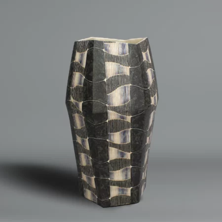 Stoneware vase by Kamoda Taro